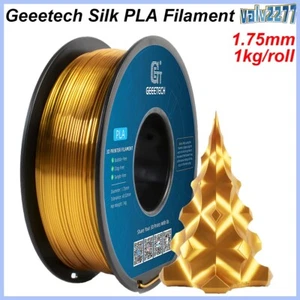 Geeetech Silk PLA Drukarka 3D Filament 1kg 1,75 mm Jedwabny połysk Jedwab Złoty PLA DE - Zdjęcie 1 z 9