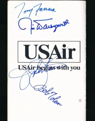 Programa de golf de celebridades Willie Mays de octubre de 1994 Bobby Bonds firmado Tolan (CJ84) * Foto 1 de 4