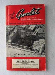 1946 The Gimlet magazine of Resort and Vacation Travel Rony Plaza New York - Picture 1 of 6
