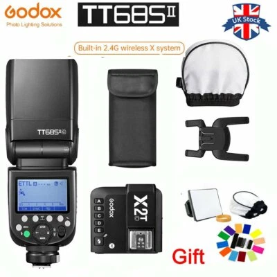 Flash fotocamera Godox TT685IIC 2,4 G TTL HSS Speedlite + trigger X2TC per fotocamera Canon