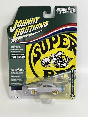 1970 Dodge Coronet Super Bee 1:64 White Lightning Chase Modello JLMC029B - Immagine 1 di 4