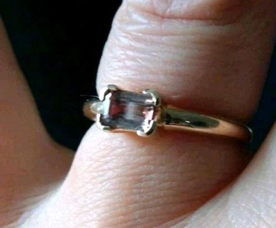 RAR! Gold Ring Farbwechsel Granat Zertifikat (k. 333 585 750 916 ) - Bild 1 von 4