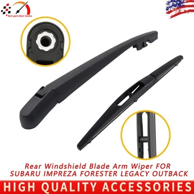 Rear Wiper Arm Blade For Subaru IMPREZA LEGACY FORESTER OUTBACK TRIBECA - Image 1 of 4