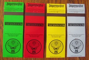 ALCOHOL MATCHBOOK COVERS: JAGERMEISTER NEW ROCHELLE, NEW YORK EMPTY MATCHCOVERS - Picture 1 of 1