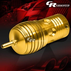 VÁLVULA DE SOPLADO TURBO ESTILO RFL AJUSTABLE UNIVERSAL ALUMINIO DORADO BOV 30 PSI - Imagen 1 de 1