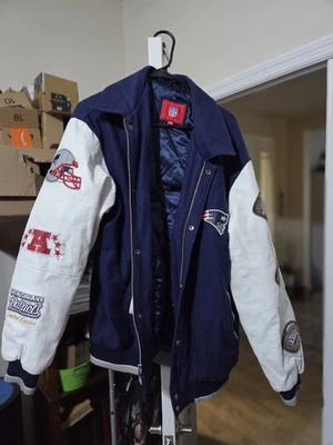 Chaqueta para hombre New England Patriots 3 veces campeones del Super Bowl XL edición limitada  Foto 1 de 4