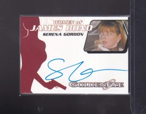 James Bond Archives 2014 Women of Bond autograph card WA51 Serena Gordon - Picture 1 of 2