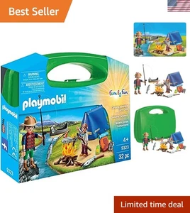 Spaßgefüllte Camping Abenteuer Tragetasche mit Kanu- & Angelzubehör - Bild 1 von 6