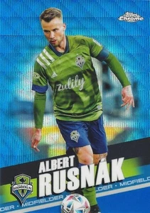 2022 Topps Cromo Major League Fútbol Base Azul Onda Paralelo (41-50) - MLS - Imagen 1 de 4