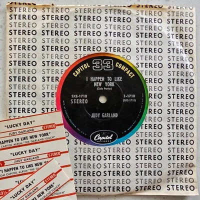 Judy Garland (e) Lucky Day / I Happen To Like New York - 1962 US 7" - Image 1 of 4