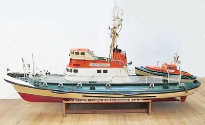 RC Modellschiff Adolph Bermpohl Seenotkreutzer ohne Technik, im Kundenauftrag - Bild 1 von 4