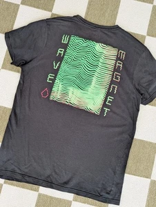 Volcom Medium Black Front Back Graphic Print Short Sleeve T-shirt - Picture 1 of 10