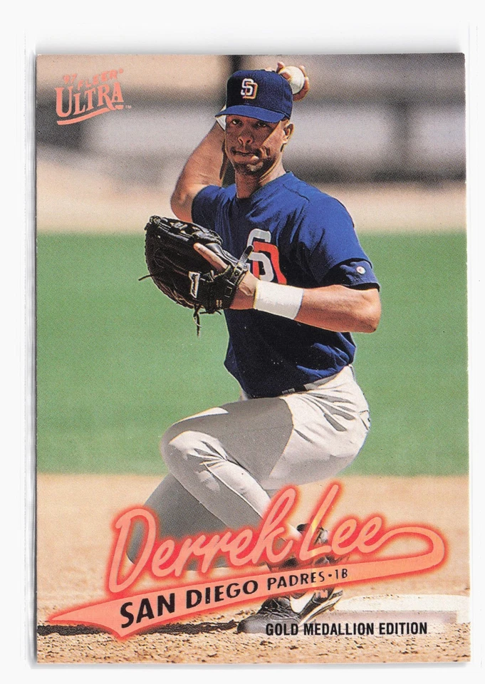 1997 Ultra Gold Medallion #G541 Derrek Lee San Diego Padres SP - Image 1 of 2