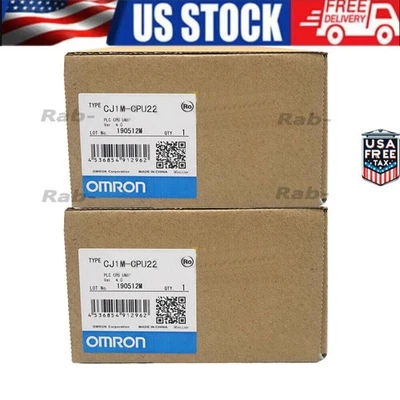 New CJ1M CPU22 OMRON PLC Module CJ1M-CPU22 CJ1MCPU22 CPU UNIT In Box - Image 1 of 4