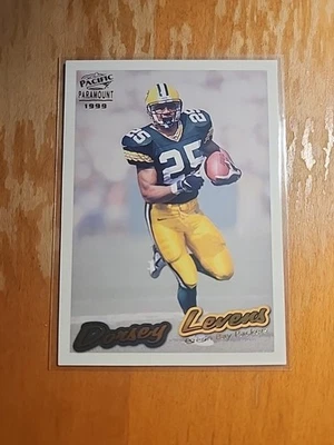 Football Card Single Dorsey Levens 1999 Pacific Paramount #96 Copper NM NFL C3 - Image 1 of 4