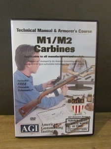AGI Tech Manual Armorer's Course M1 / M2 CARBINES DVD Video - Picture 1 of 3