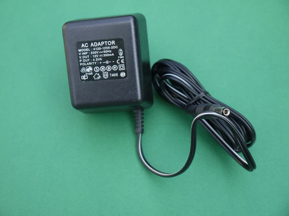 AC Adaptor 4120-1235-2DC Netzteil Adapter 12V 350mA 1,9m Kabel - POLUNG BEACHTEN - Bild 1 von 1