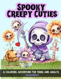 Spooky creepy cuties: A Coloring Adventure for Teens and Adults, Enchanted Adven - Picture 1 of 2