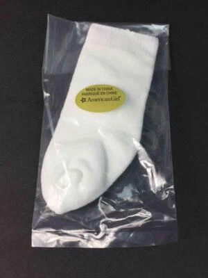 New American Girl Felicity BeForever White Meet Socks/Stockings 18" doll size - Image 1 of 4