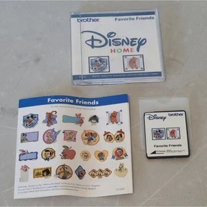 Carta disegno ricamo casa FRATELLO Disney amici preferiti #EC-352B *RARA* HTF - Foto 1 di 10