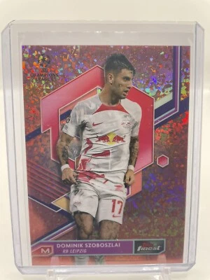 2022-23 Topps Finest UEFA Dominik Szoboszlai Rose Gold Mini Diamonds 20/50 - Image 1 of 2