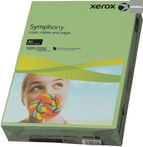 500 Sheets Xerox Symphony A4 Dark Green 80gsm Coloured Paper 1-Ream - Zdjęcie 1 z 3