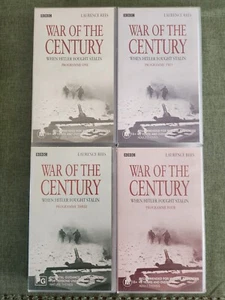 War Of The Century: When Hitler Fought Stalin - Laurence Rees 4 VHS Set - Picture 1 of 2