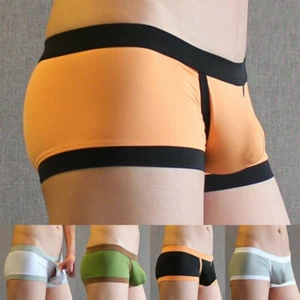 Herren Stretchy GYM Pouch Boxershorts Unterwäsche Separater Raum Design Spandex Trunks - Bild 1 von 27