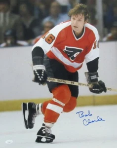 Foto autografiada de Bobby Clarke 16x20 de los Philadelphia Flyers JSA de Bobby Clarke - Imagen 1 de 3