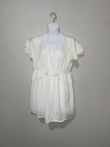 New Jessica Simpson Maternity Size Small Petite Sleeve Ruffle Top Women’s/ - Picture 1 of 8
