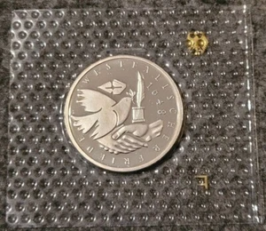 10 DM Gedenkmünze 350 Jahre Westfälischer Friede, 1998 F, Silber, PP in Noppenf. - Bild 1 von 2