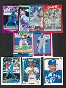 Fred McGriff Baseballkarten-Set 9 - Toronto Blue Jays HOF - fast neuwertig oder besser - Bild 1 von 3