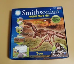 Smithsonian T-Rex Museum Craft Kit Mold & Paint 19" Model New In Box - Picture 1 of 7