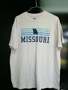T Shirt Missouri White (a little dull) see pictures XL - Picture 1 of 7