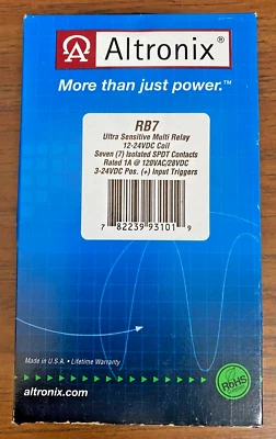 Altronix RB7 Ultra Sensative Multi Relay - Image 1 of 2