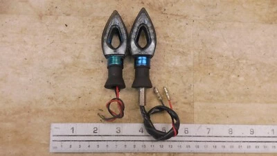 1985 Suzuki GS700ES S195-2> front turn signals left right set pair - Image 1 of 4