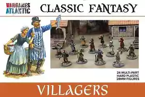 Wargames Atlantic Villagers 24x Miniaturas 28mm Fantasía Clásica PUBLICACIÓN GRATUITA - Imagen 1 de 7