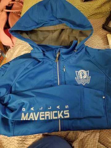Dallas mavericks jacket Women's xl with clear bag Cover