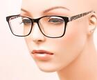 Optical Quality Square Frames Italian Designer ZANETTI Women Clear Eyeglasses 