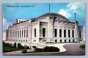 Postkarte Vintage Pennsylvania Convention Hall Philadelphia - Bild 1 von 2