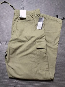 Neu mit Etikett Original Use olivfarbene Herren Cargohose mit Kordelzug mehrere Größen - Bild 1 von 4