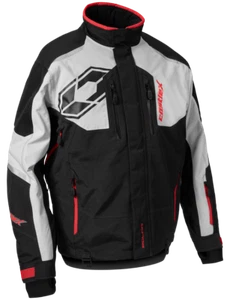 Chaqueta de moto de nieve Castle X Polar G2 plateada/negra/roja para hombre tallas Lrg-3XL - Imagen 1 de 2