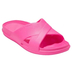 Cole Haan Findra Eva Pool Slides Womens Pink Casual Sandals SIZE 6 B US - Picture 1 of 5