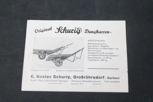 Vintage Print Advertising SCHURIG Collector A5 Sheet - Picture 1 of 5