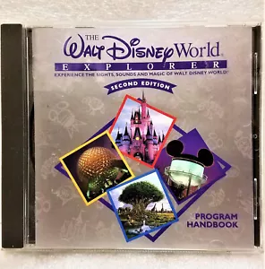 Walt Disney World Explorer 2nd Edition 1998 Program Handbook PC CD-ROM - Picture 1 of 2