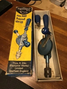 Footprint No160 Hand Drill (Boxed) Old - Picture 1 of 11