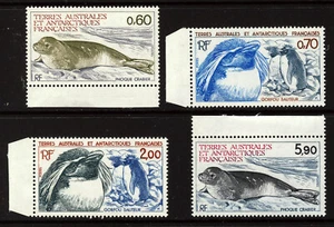 FRENCH SOUTHERN & ANTARCTIC TERRITORIES 1984 Wildlife Set SG 184 to SG 187 MNH - Picture 1 of 2
