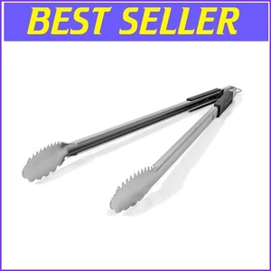 24-Inch Heavy-Duty Stainless Steel Grill Tongs with Non-Slip Handle - Picture 1 of 9