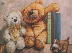 BEAR (3) CROSS STITCH PATTERN - Picture 1 of 2