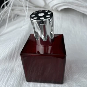 Lampe Berger Paris red Glass Catalytic Home Fragrance Lamp 3" square - Picture 1 of 8